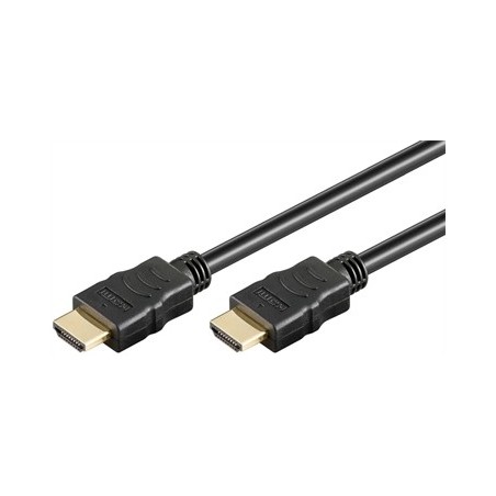 Goobay HDMI-kabel 0.5 m HDMI Type A (Standard) Sort
